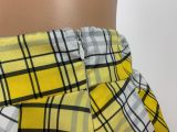 SC Sexy Halter Crop Top Pleated Mini Skirt 2 Piece Sets MN-9290