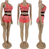 SC Sexy Printed Tank Top And Shorts 2 Piece Sets FNN-8600