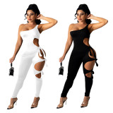SC Sexy One Shoulder Hollow Out Jumpsuit JH-235