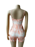 SC Simple Fashion Hollow Tie-dye Rompers WUM-2141
