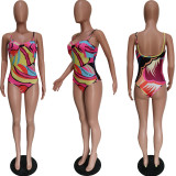 SC Sexy Bodysuit Swinwear With Beach Skirt 2 Piece Sets BGN-159
