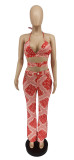 SC Sexy Printed Strappy Two Piece Pant Sets WSYF-5820