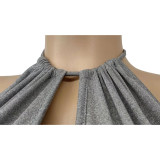 SC Sexy Strappy Backless Mini Skirt 2 Piece Sets WMEF-2037
