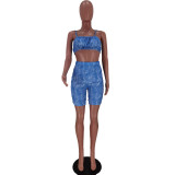 SC Sexy Camisole Top And Shorts 2 Piece Suits YIDF-1318