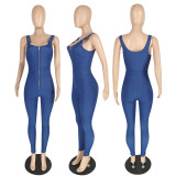 SC Sexy Sleeveless High Waist Strap Tight Jumpsuits YIS-651