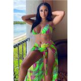 SC Sexy Printed Bikinis 3 Piece Sets MEM-8350