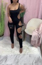 SC Sexy One Shoulder Hollow Out Jumpsuit RM-6326