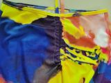 SC Tie Dye Wrap Chest Midi Skirt 2 Piece Sets WY-6794