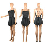 SC Sexy Backless Cross Strap Mini Dress WSM-2016