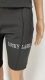 SC LUCKY LABEL Embroidery Tracksuit 2 Piece Sets XYF-9101