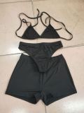 SC Sexy Solid Swimsuit Bikinis 3 Piece Sets LUO-3166