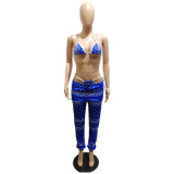 SC Sexy Printed Bikinis And Pants 3 Piece Sets BLI-2313