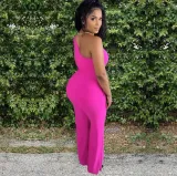 SC Solid One Shoulder Two Piece Pant Sets HM-6525