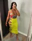 SC Solid Sexy Hole Slim Long Skirt MTY-6533
