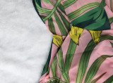 SC Floral Print Crop Top Long Skirt 2 Piece Sets SFY-MM002