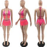 SC Sexy Tassel Bikinis Two Piece Sets QY-5247