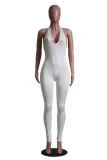 SC Fashion Sexy Backless Deep V Halter Jumpsuit YS-8570