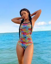 Printed Fashion Sexy One-piece Swimsuit NYZF-6009