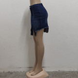 SC Plus Size Fashion Irregular Bag Hip Skirt HSF-2415