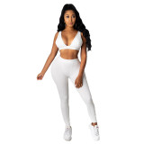 SC Solid Casual Sports Two Piece Pants Set SFY-2119