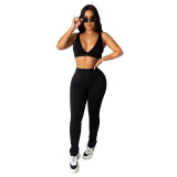SC Solid Casual Sports Two Piece Pants Set SFY-2119