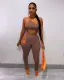 SC Sexy One Shoulder Hollow Pants Two Piece Suits WSM-5264