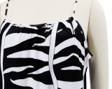 SC Plus Size Printed Sleeveless Sling Maxi Dress BMF-078
