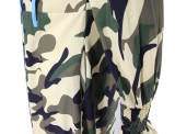 SC Plus Size Camo Print Long Sleeve Maxi Dress BMF-079