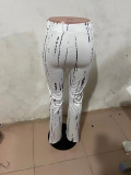 SC Plus Size Casual Printed Long Pants YFS-10020