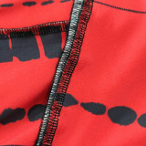 SC Casual Printed Mid-Waist Flared Pants YNB-7210
