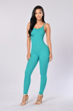SC Casual Solid Sleeveless Sling Jumpsuit MZ-2011
