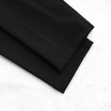 SC Solid Long Sleeve Zipper Slim Jumpsuit SFY-2134