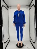 SC Casual Hoodie And Pants Two Piece Suits SMF-81115