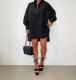 SC Casual Solid Long Sleeve Split Shirt Dress BGN-201