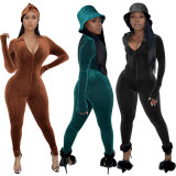 SC Sexy V Neck Long Sleeve Jumpsuit YD-8525