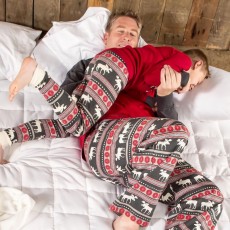 SC Christmas Matching Clothes Parent-Child Pajamas Suits QYF-9002