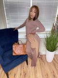 SC Casual Long Sleeve Loose Pants Two Piece Suits LS-0362