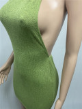 SC Sexy Halter Backless Mini Dress XMEF-X1101