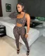 SC Sexy One Shoulder Hollow Out Jumpsuit MOF-6657
