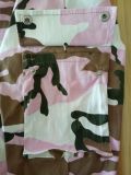 SC Camouflage Print Pocket Belted Long Pants LSL-6114