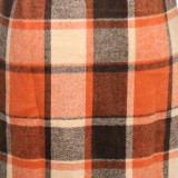 SC Casual Plaid Turndown Collar Long Woolen Coat SH-390225