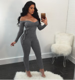 Fashion Casual Long Sleeve Jumpsuits FSXF-06