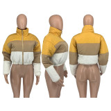 SC Plus Size Winter Warm Zipper Cotton Padded Coats GLF-10065