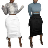 SC Casual Fashion All-match Pocket Skirt NY-2078