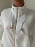 SC Solid Fleece Zipper Sweatshirt Pants Two Piece Sets NIK-265