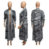 Casual Printed Full Sleeve Long Cloak ME-Q702