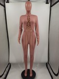 SC Sexy Chain Hollow Out Long Sleeve Jumpsuit MYP-8985