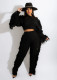 SC Solid Knitted Tassel Long Sleeve Sweater Pants Sets TR-1186