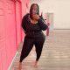 SC Plus Size Sports Hooded Zipper Two Piece Sets YIM-226