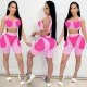 SC Sexy Tank Top And Shorts Two Piece Sets BY-5142